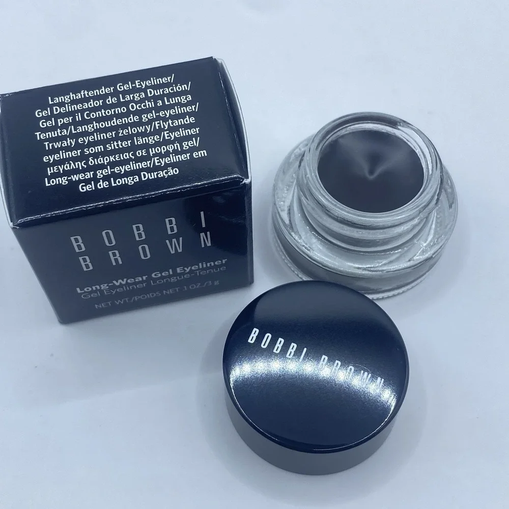 Bobbi Brown Long-Wear Gel Eyeliner Caviar Ink 27 Black Full Size .1oz/3g, NIB